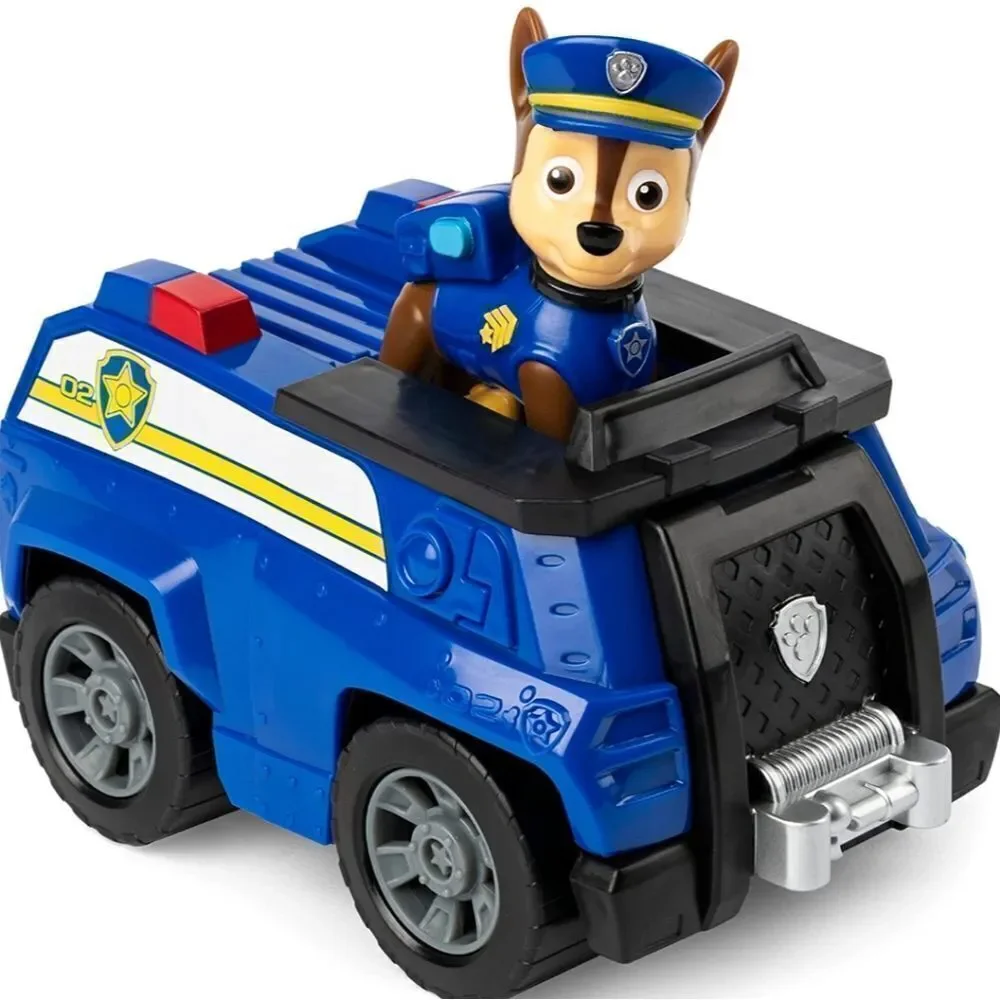 New Spinmaster Paw Patrol Chase Patrol Cruiser Vehicle & Collectible Figure